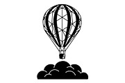 Hot Air Balloon Silhouette Bundle, an Object Illustration by Gaye Art (Thumbnail 2 of 31)