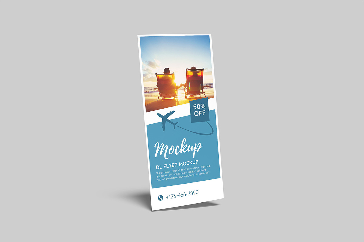 DL Flyer Mockup, a Flyer Template by Graphiculon (Photo 6 of 11)