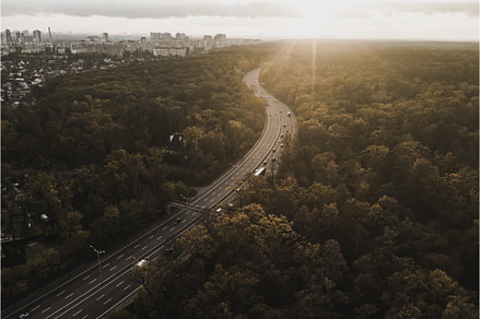 Road view from above, a Transportation Photo by Nature and travel