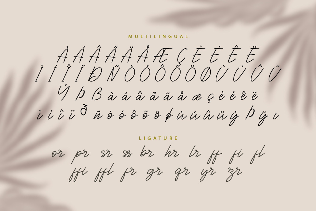The Mind Rain, a Script Font by kerismaker (Photo 4 of 10)