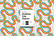 Rainbow Line Pattern, a Pattern Graphic by Neermana (Thumbnail 1 of 5)