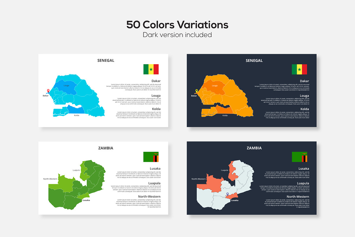 Animated Africa PowerPoint Maps, a Presentation Template by Abert (Photo 2 of 3)