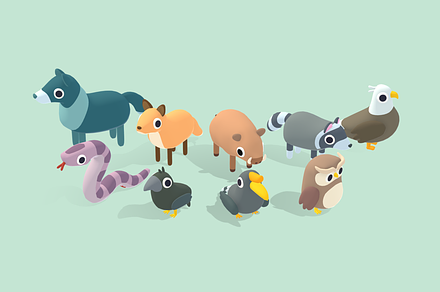 Forest Animals - Quirky Series