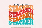 Wavy Stacker, a Handwritten Font by Mini_World (Thumbnail 3 of 13)