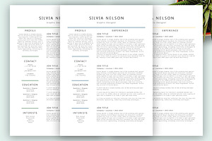 Resume Templates 7 Styles