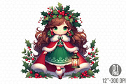Funny Old Lady Christmas Sublimation, an Illustration by Designking (Thumbnail 1 of 4)