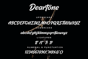 Deartone – Handwritten Display Font, a Handwritten Font by Fikryal Studio (Thumbnail 13 of 13)