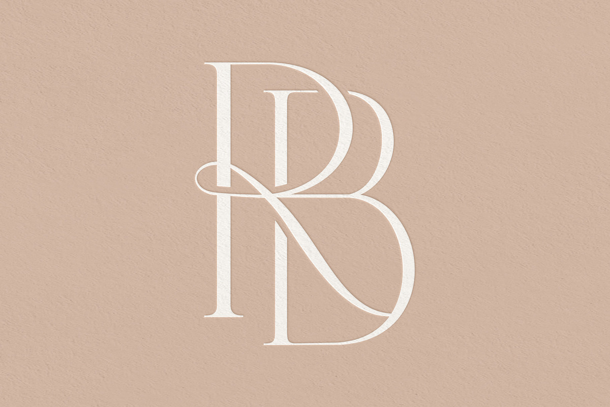 RB monogram, a Branding & Logo Template by LINKED LETTERS STUDIO