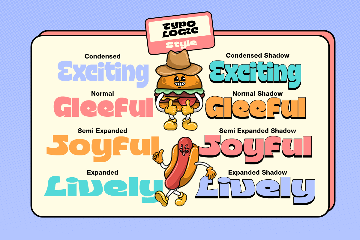 Typologic - Cartoon Family + Assets, a Sans Serif Font by Dharmas Foundry (Photo 9 of 16)