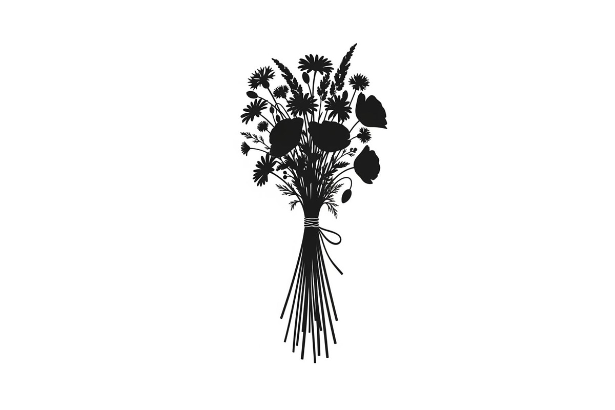 Floral Bouquet SVG Bundle, an Illustration by Designs_River (Photo 23 of 31)