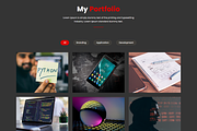 Dark Minimal Personal Branding HTML5, a HTML Template by Themeplaza (Thumbnail 5 of 7)
