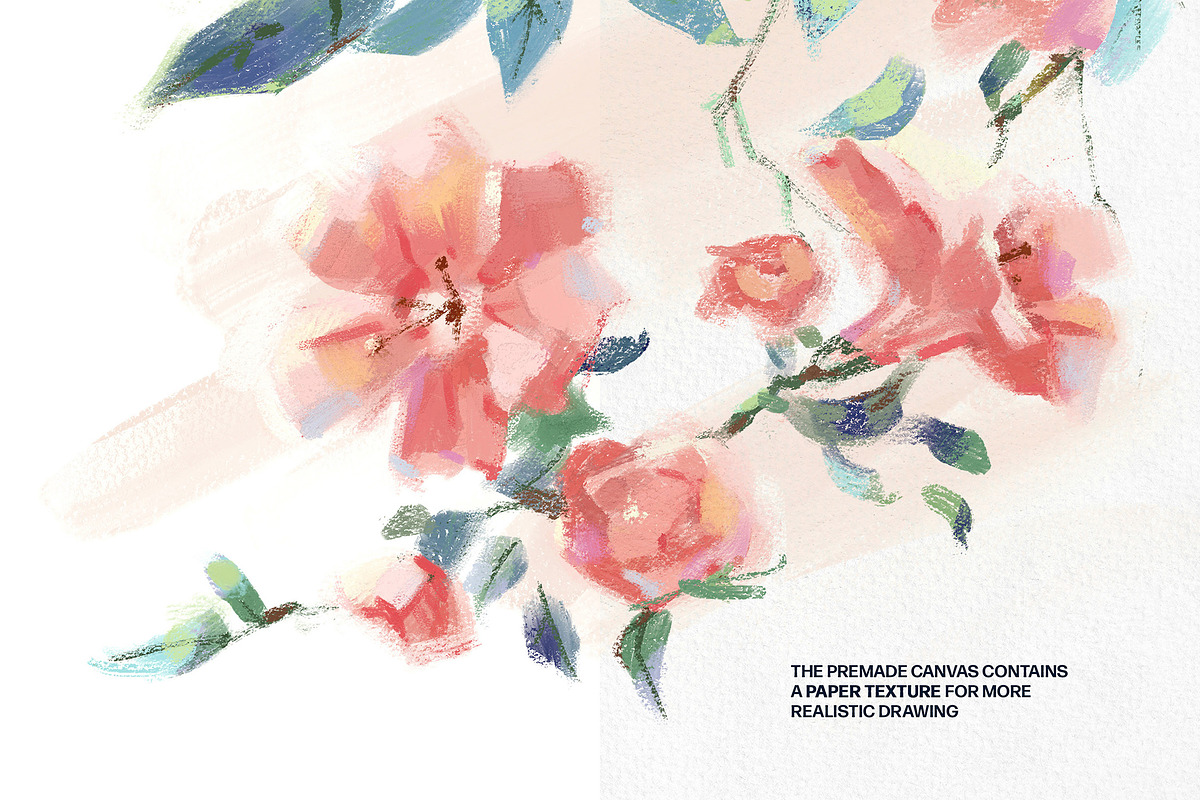 Photoshop Gouache Brushes Collection, a Brush Add-On by pixelbuddha.net (Photo 3 of 9)