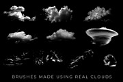 40 Cloud Brushes for Photoshop, a Brush Add-On by Dene Studios (Thumbnail 5 of 13)