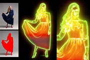 Neon Photo Painting Photoshop Action, an Action Add-On by MRI STUDIO (Thumbnail 5 of 17)