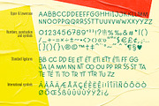Jazzy Croquette, a Sans Serif Font by Art Grootfontein (Thumbnail 5 of 13)