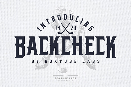 Backcheck - Display Font, a Blackletter Font by BoxTube Labs
