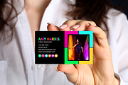 Neon Business Card Template, a Business Card Template by SunshineStudioBoutique (Thumbnail 5 of 10)