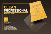 Clean Professional Business Card, a Business Card Template by Marvel (Thumbnail 1 of 5)