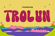 TROLUN, a Sans Serif Font by Pinisi ART (Thumbnail 1 of 9)