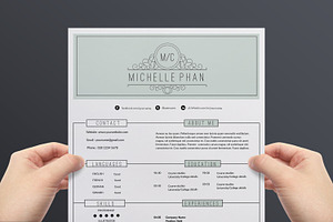 2 Page CV Template