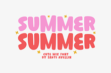 Summer - Cute Mix Font