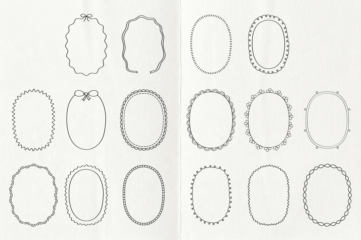 Hand Drawn Decorative Frames, a Decorative Illustration by PixMarket (Photo 5 of 7)