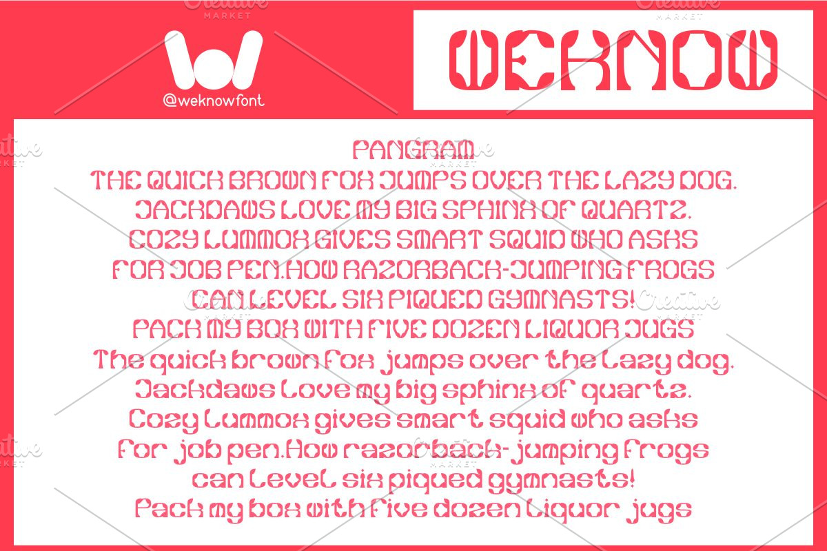 Synthetic Flora font, a Font by weknow (Photo 6 of 8)