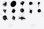 53 Ink Blot Photoshop Brushes, a Brush Add-On by UnicDesign (Thumbnail 4 of 4)