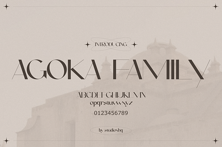 Agoka Family Sans-Serif Typeface