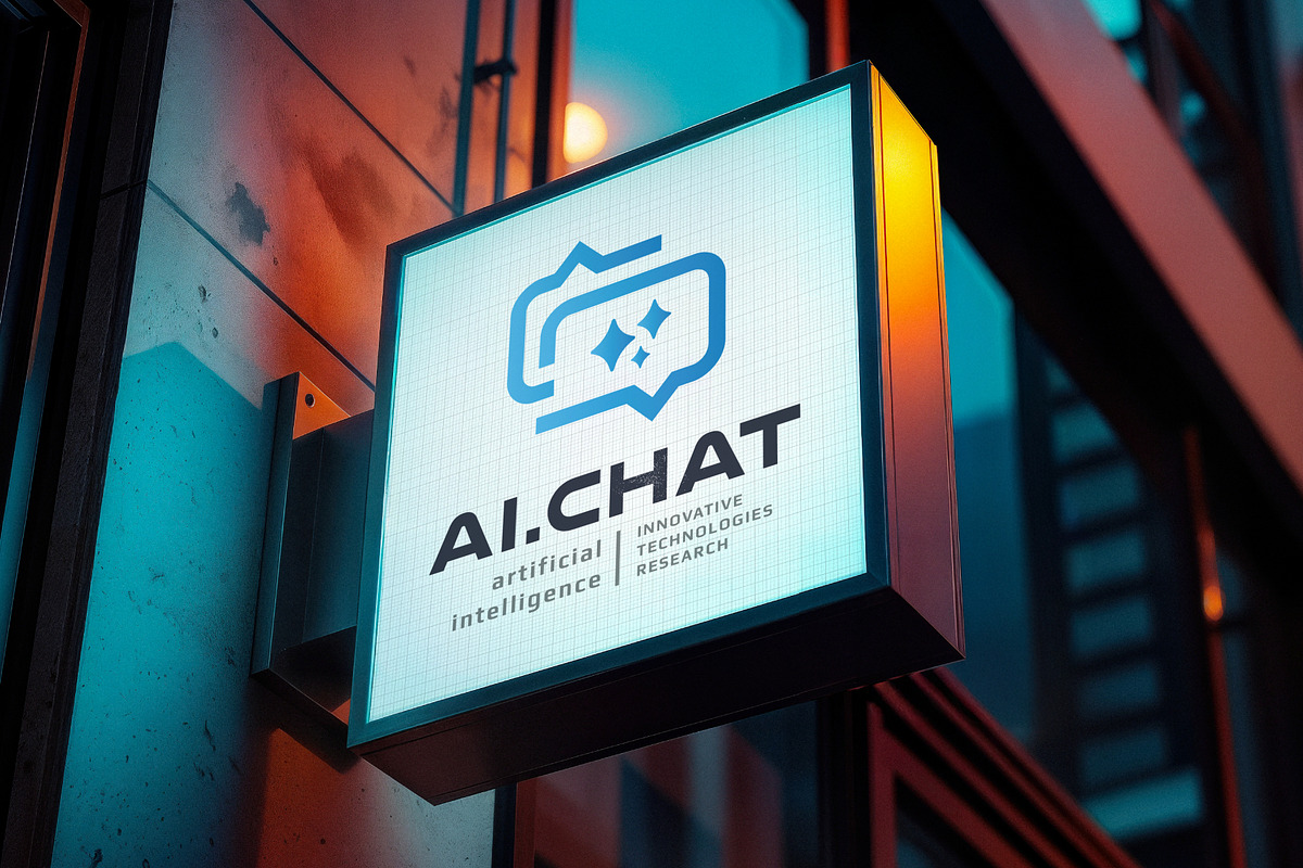 Chat Bubbles Ai Logo, a Branding & Logo Template by Design_Planet (Photo 3 of 4)