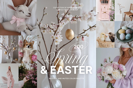Spring + Easter ~ 200 Stock Photos, a Photo by Muse Mockups
