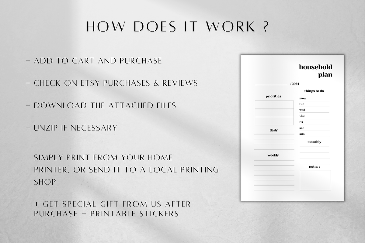 Digital Cleaning & Household Planner, a Stationery Template by BRANDcontent (Photo 6 of 6)