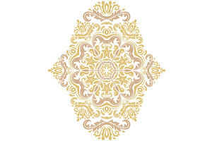 Elegant Vector Ornament in the Style, a Decorative Illustration by FineArtStudio