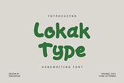 Lokak Type, a Handwritten Font by Ideal Eksis (Thumbnail 1 of 6)