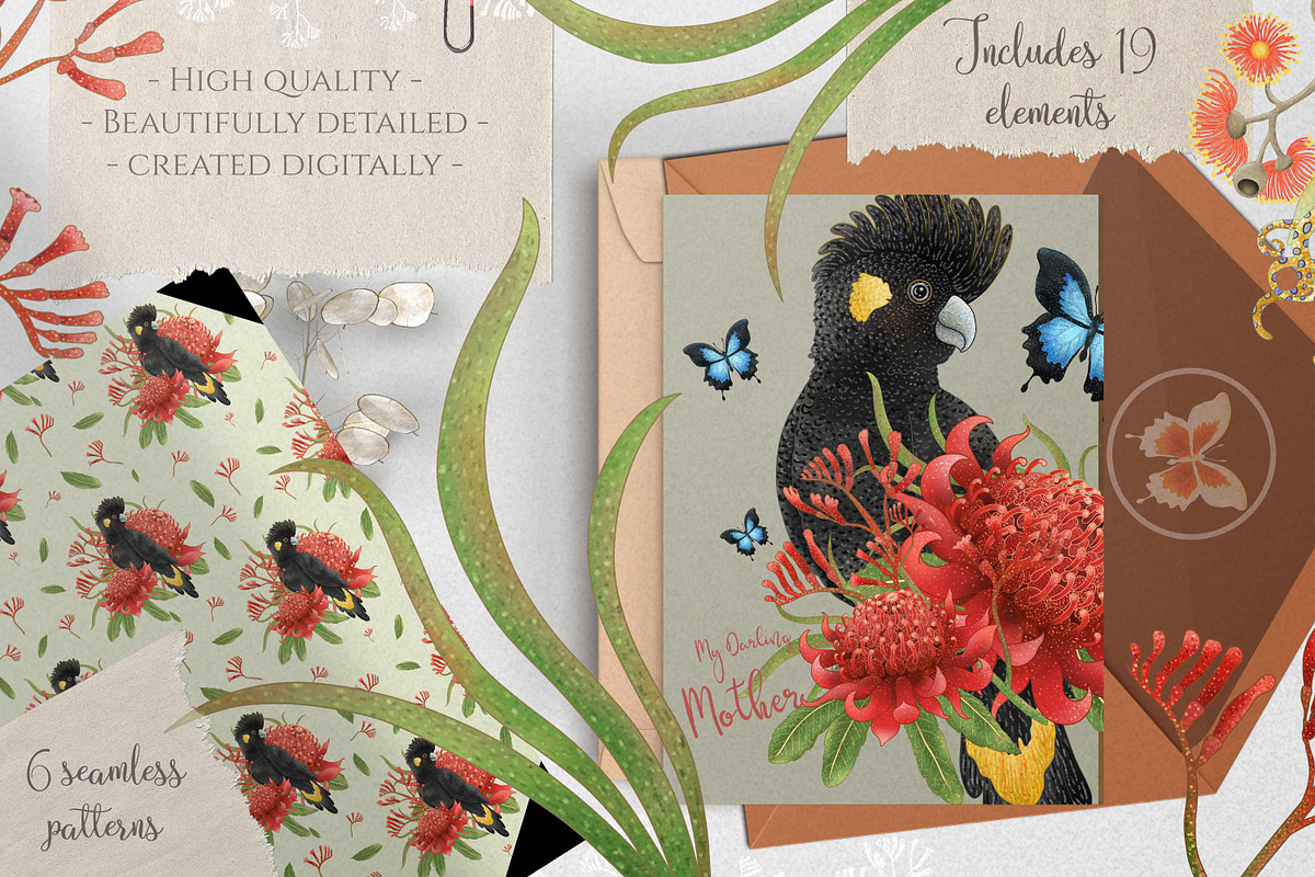 Australian Animals Vol III, an Animal Illustration by Jen Digital Art (Photo 5 of 6)