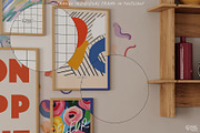 VIVID TABLEAUX | art frame mockup, a Household Mockup by Stykke Studio (Thumbnail 3 of 12)