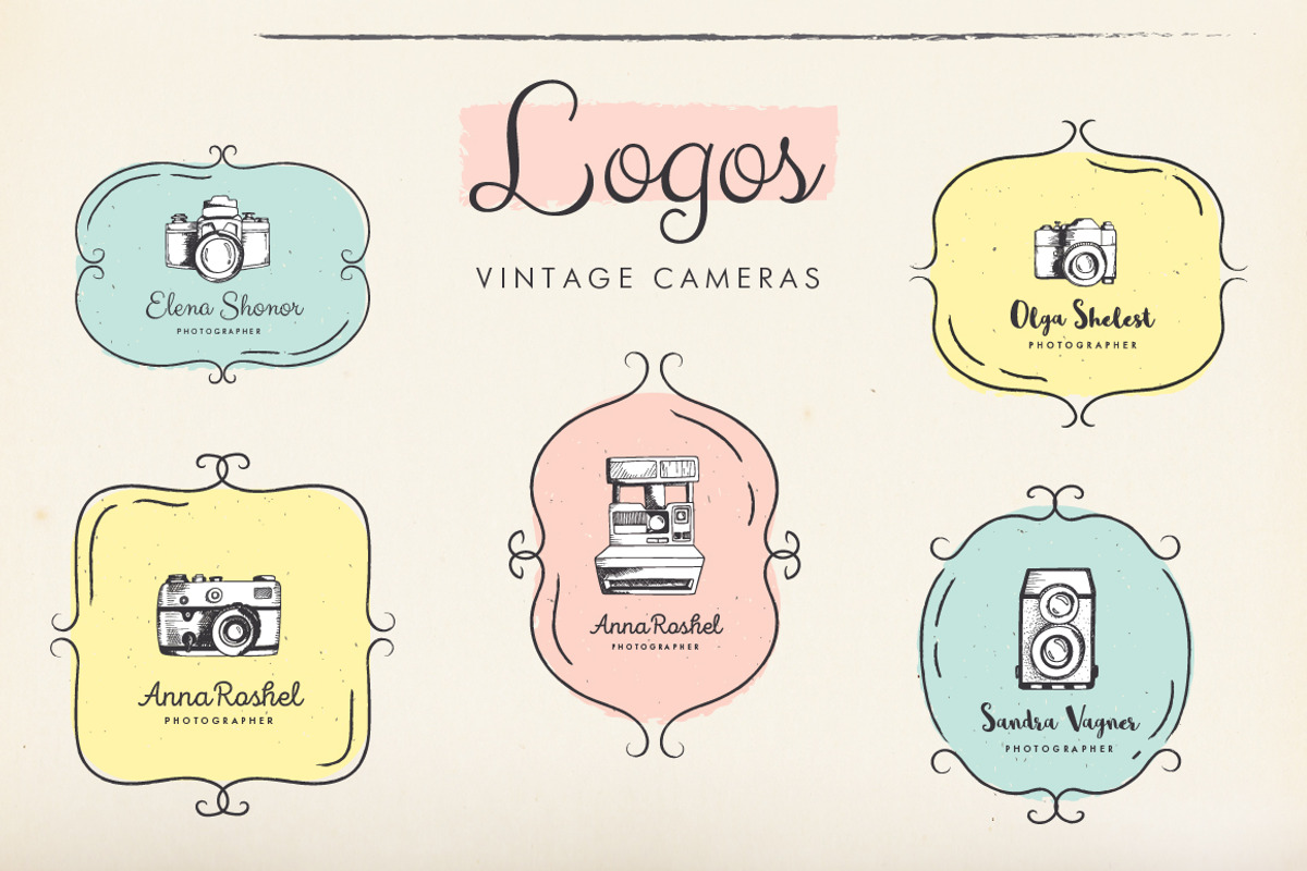 Vintage cameras kit, an Illustration by Manaraga (Photo 4 of 9)