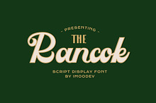 Rancok - Retro Script Font Duo