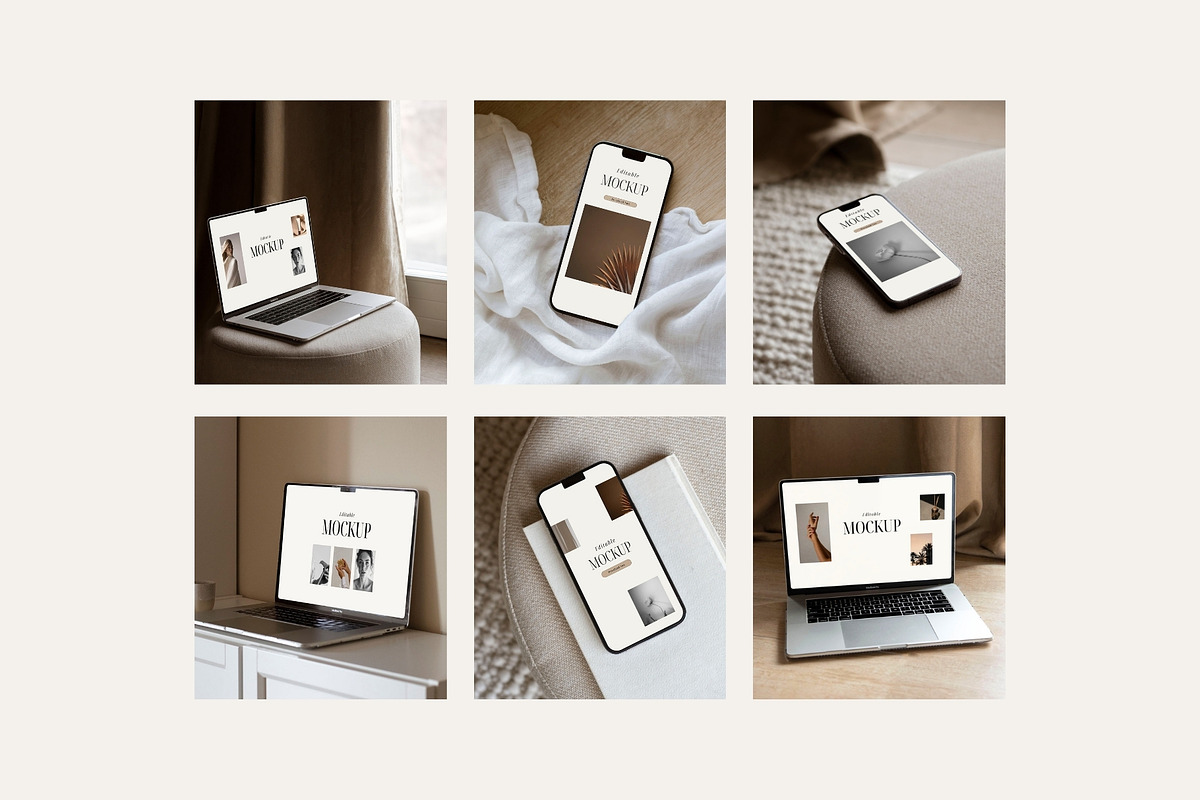 Device Mockup Bundle, 6 tech mockups, a Mockup by VISTYLE STUDIO (Photo 4 of 5)