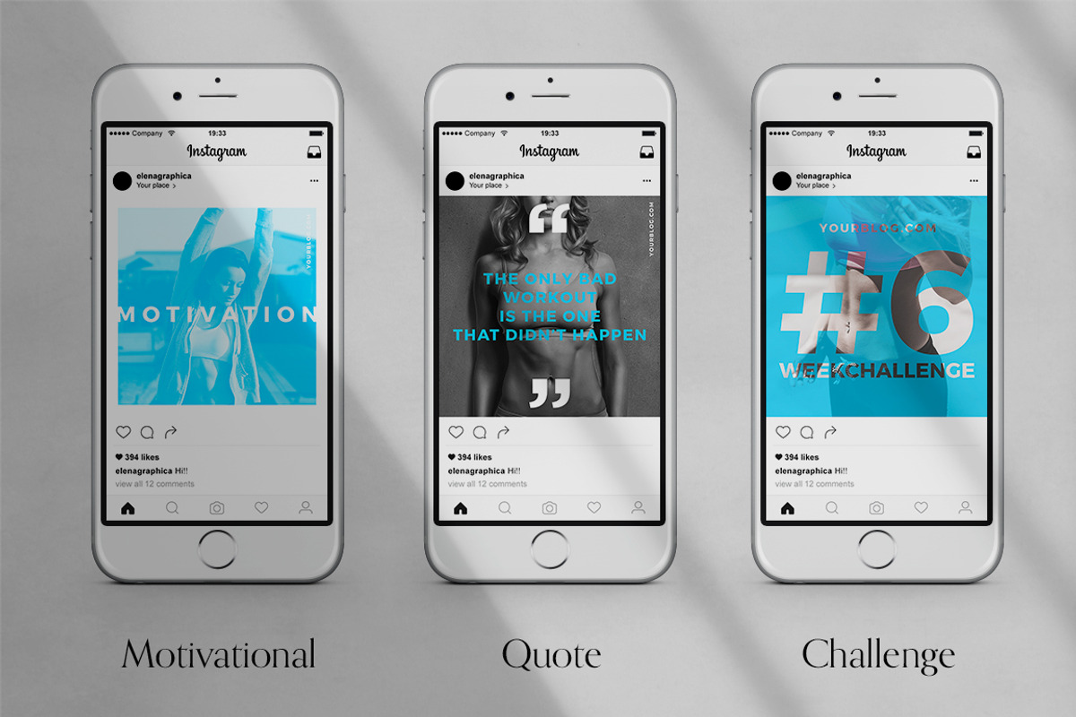 Fitness Social Media Pack, a Social Media Template by Eternel Design Studio (Photo 4 of 5)