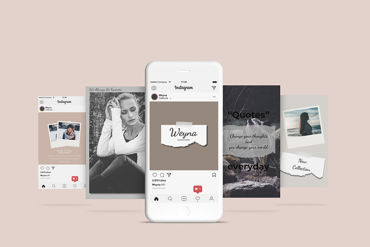 WEYNA - Instagram Template, a Social Media Template by Analogous (Photo 5 of 6)