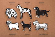 Vintage Dog Doodles Mega Bundle, an Illustration by duka (Thumbnail 10 of 19)