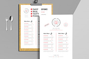 Restaurant Menu Layout, a Stationery Template by MightyDesign (Thumbnail 3 of 6)