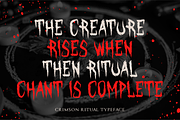 Crimson Ritual - Scary Font, a Font by PutraCetol Studio (Thumbnail 3 of 5)