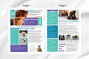 Canva Newsletter Template Dog Pets, an Email Template by PixelCraft (Thumbnail 7 of 15)