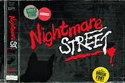 Nightmare Street - Halloween Font, a Font by Wingsart Studio (Thumbnail 2 of 16)
