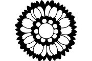 Bold Lotus Flower Silhouette, an Object Graphic by Creativeshirt (Thumbnail 3 of 15)