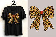 Christmas Leopard Bow Clipart Bundle, an Illustration by SVGArt (Thumbnail 3 of 8)
