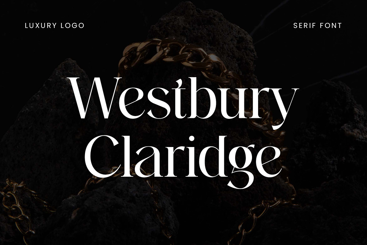 Westbury Claridge Luxury Serif Font, a Serif Font by UICreative (Photo 1 of 13)