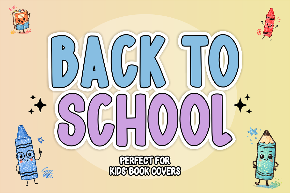 Sketchbook Story-Kids Storybook Font, a Sans Serif Font by KiddoGlyphs Studio (Photo 2 of 5)